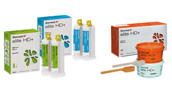 Kit 1 elite hd+ putty + 2 elite hd+ light : zhermack