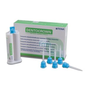 DENTOCROWN ITENA RESINE PROVISOIRE A2, CARTOUCHE DE 50 ML + 10 EMBOUTS MELANGEUR